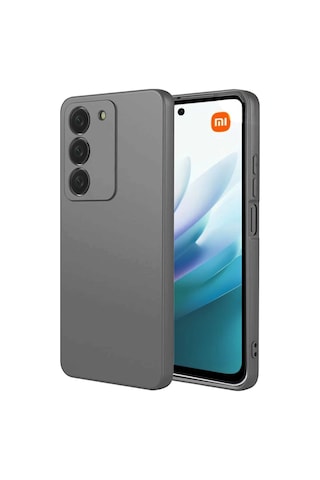 Xiaomi Redmi 15 4g Kılıf Biye Yumuşak Silikon Case Gri