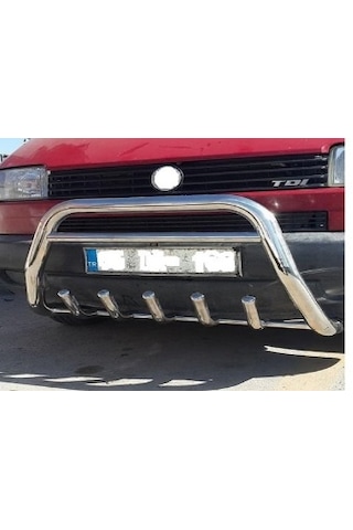 Vw T4 1996 2002 Ön Koruma Paslanmaz Çelik Krom - T4 Ön Koruma