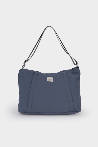 İcone Bag Paraşüt Kumaş Çanta - Yoga Mat Bölmeli, Fermuarlı Cepli, Ayarlanabilir Askılı, Fileli İç Cep Gri