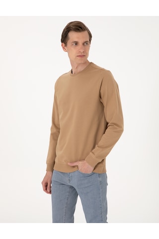 Pierre Cardin Erkek Açık Kahverengi Sweatshirt 50314054-vr002 Açık Kahverengi