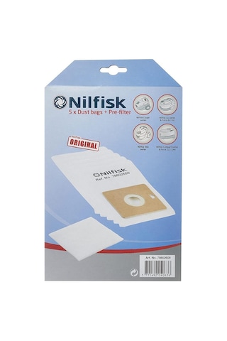 Nilfisk Coupe One Serisi Toz Torbası, 234x164x54 mm