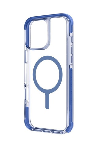 Apple Uyumlu iPhone 16 Kılıf Combat Serisi Üç Katmanlı Magsafe Özellikli Magclick Koruyucu Kılıf Blue