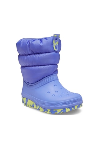 Crocs Classic Neo Puff Boot T Çocuk Bot-5PY Mavi - Sarı