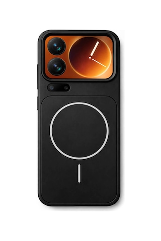 Mi 17 Pro Max Uyumlu Kamera Korumalı Magsafe Wireless Şarj Özellikli Full Glass Arka Kapak