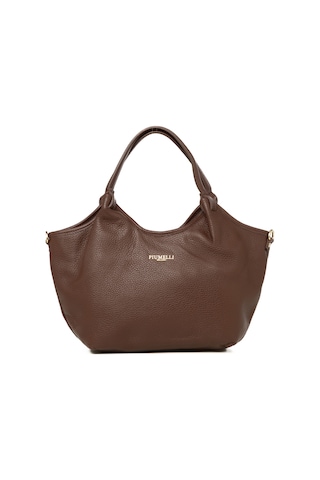 D223 Chocolate Portföy Çantası Kadın Vıkı S Piumelli Milano Bag D223 Chocolate