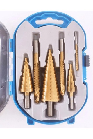 6 Parça Kademeli Matkap Ucu Seti - 9044906980333do Çok Renkli