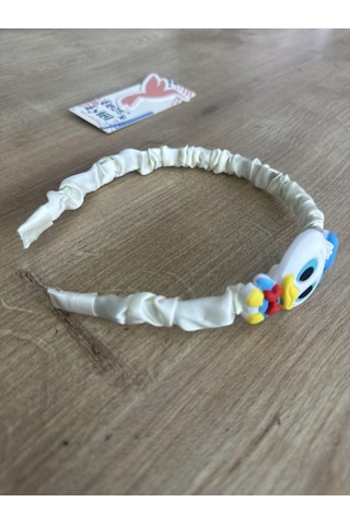 Beyaz Donald Dock Kız Çocuk Tacı - Beyaz
