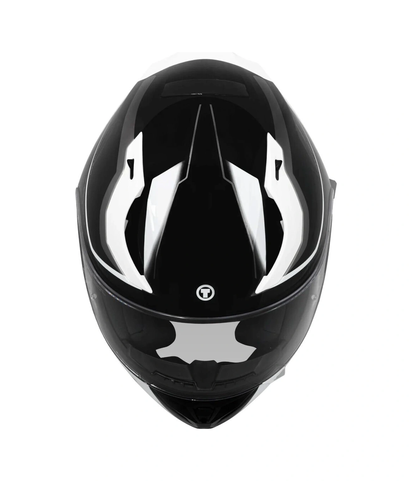 Torc T-15 Route Kapalı Motosiklet Kaskı Beyaz - Siyah