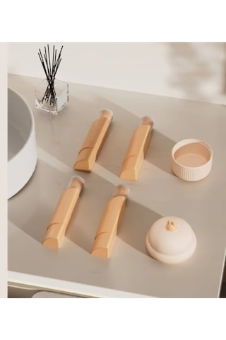 Mucit Home 4'lü Doldurulabilir Taşınabilir Küçük Seyahat Şişesi Seti Şampuan Krem Dolum Şişesi