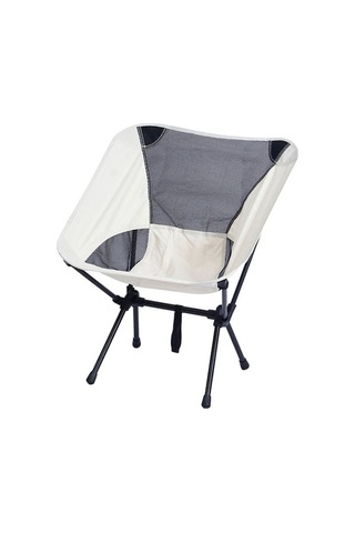 Ambition Açık Katlanır Sandalye Ay Sandalye Yüksek Sırt Yatar Beyaz