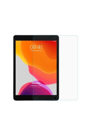 Apple Uyumlu Ipad 10.2'' 8. Nesil A2270-a2428-a2429-a2430 Tempered Glass Cam Ekran Koruyucu