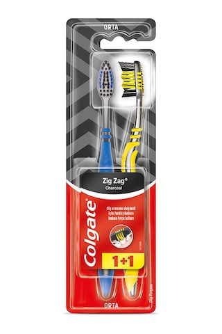 Colgate Optic White Parıldayan Beyazlık 50 Ml X4 Adet + Zig Zag Charcoal 1+1 Orta Sert Diş Fırçası Beyazlık