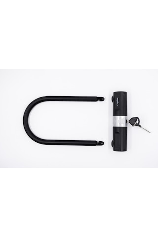 Raptor - Anahtarlı U Kilit 170 260mm Bisiklet Motosiklet Scooter Güvenlik U Kilidi Siyah