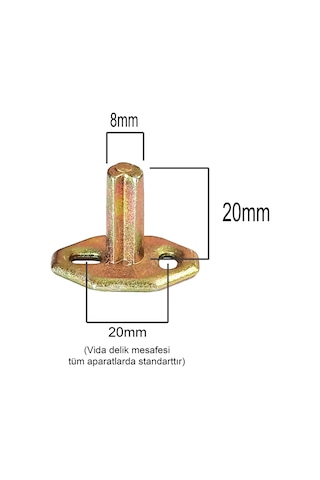 Aletçantam Havluluk Sabunluk Aksesuar Bağlantı Aparatı 5'li Paket Altın