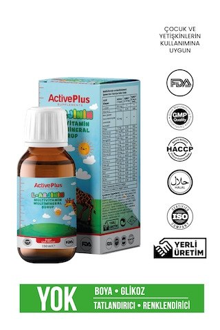Active Plus L-arjinin Şurup 150 Ml
