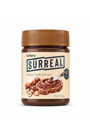Tafaru Sürreal Kakaolu Fındık Kreması 330 G