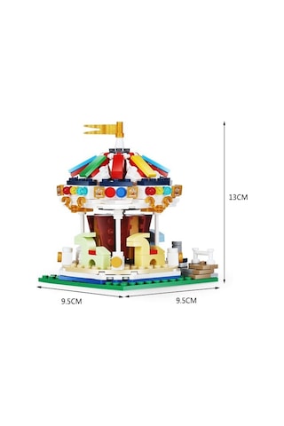 Lunapark Atlı Karınca Yapım Seti 343 Parça Eğitici Ve Eğlenceli Blok İnşa Oyuncağı