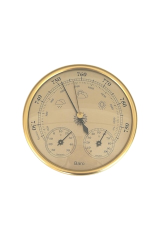 Jms Hassas 3'ü 1 Arada Barometre Termometre İç Ve Dış Mekan Kullanımı İçin Higrometre Nem Ölçer