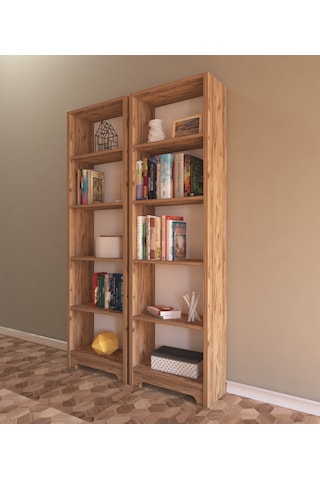 Nur Mobilya 2'li Kitaplık Seti Atlantikçam