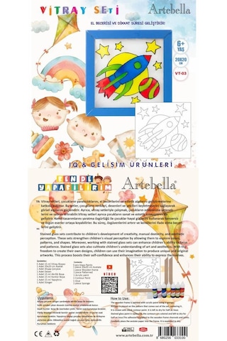 Cam Vitray Seti Unicorn Vt-03 Çok Renkli
