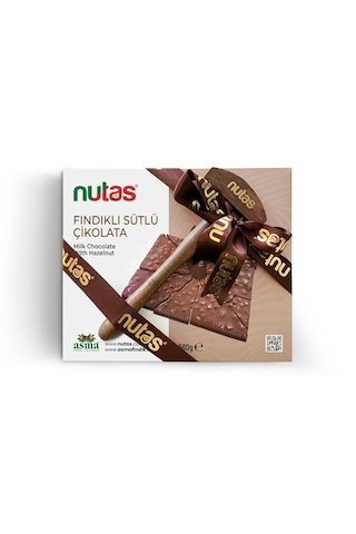 Nutas Fındıklı Sütlü Çikolata - 580g Çekiçli Özel Kutu