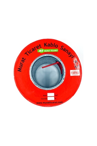 100 Metre 3mm² Kırmızı Bakır Kablo Kalaylı Nyaf Tekne Oto Karavan