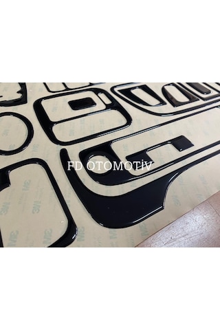 Honda Civic IES 1995-2001 Maun Kaplama Seti Piano Black Renk