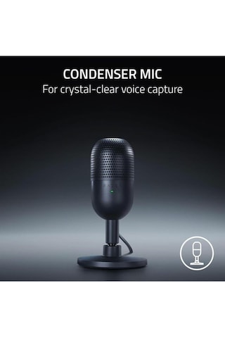 Razer Seiren V3 Mini Ultra Kompakt Siyah Usb Mikrofon Teşhir