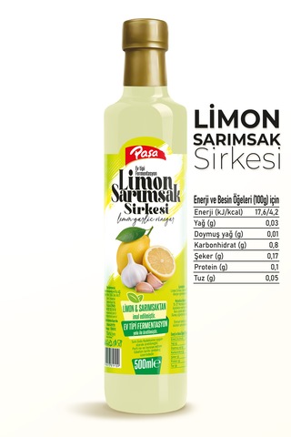 Limon Sarımsak Sirkesi 500 Ml