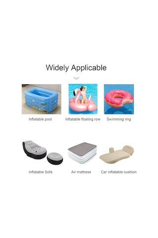 Mufunye 12v Araç Dışarıda Kullanım 3 Uçlu Hızlı Şişirici/boşaltıcı Taşınabilir Elektrikli Hava Pompa Pl-8103