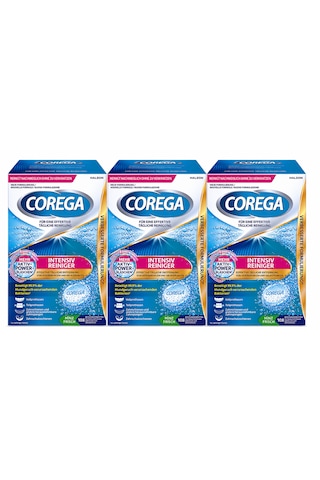 Corega Diş Protez Ağız Temizleme Tableti 108'li Nane Ferahlığı X3 Adet 324 Tablet Corega Diş Protez Ağız Temizleme Tableti 108'li Nane Ferahlığı X3 Adet 324 Tablet