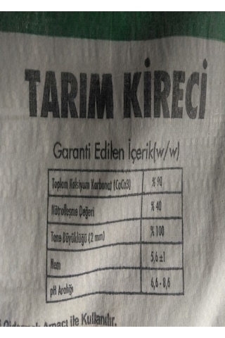 Tarım Kireci Toz Kireç 25 KG