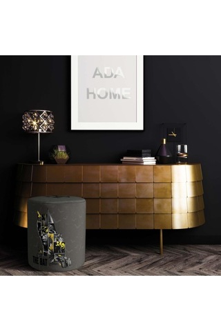 The Bat Puf Warner Bros Lisanslı Ürün, Süet Kumaş, Uluslararası Solmama Sertifikası Çok Renkli