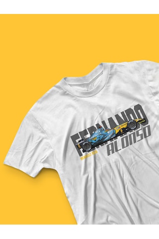 Fnbx Fernando Alonso Rn T-shirt Beyaz