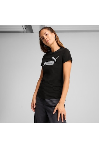Puma Kadın Essentials Siyah T-shirt - 63153601