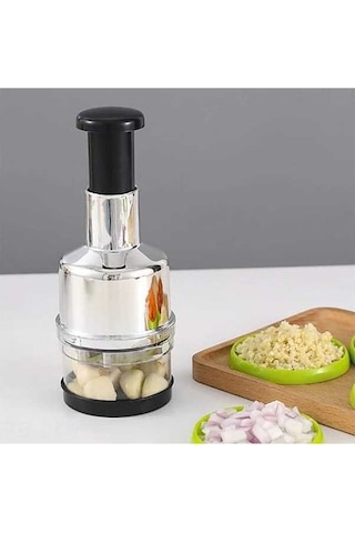 Besthome1 Paslanmaz Çelik Sebze Doğrayıcı - Mutfak Aleti - Soğan, Sarımsak İçin Diğer