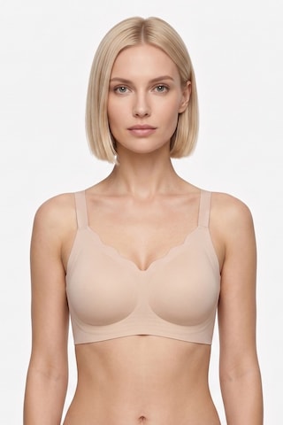 Cottonhill Seamless Bra - Smooth Ten Lazer Kesim Balensiz Ayarlanabilir Askılı Dikişsiz Kadın Sütyen