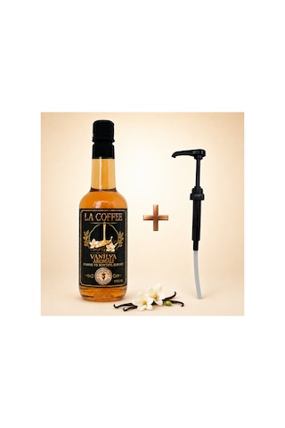 La Coffee Vanilya Aromalı Kahve Ve Kokteyl Şurubu 750 Ml - %100 Pancar Şekerli Diğer