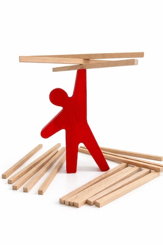 Ahşap Denge Oyunu Denge Çubukları Çocuk Eğlenceli Grup Oyunu Montessori Oyuncak