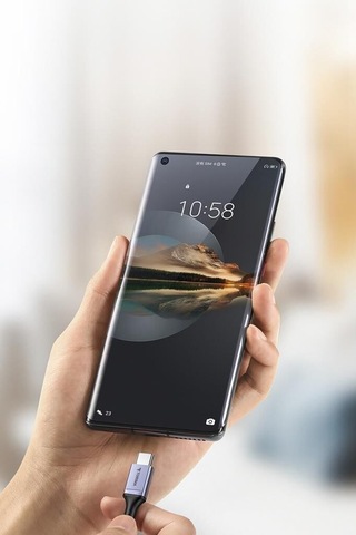 Şarj Kablosu Type-c To Type-c 3.0a U15 Siyah Telefon Aksesuar Günlük Kullanım Bağlantı