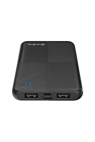 S-lınk Ip-g12n, Siyah, 10.000mah, 2xusb, 1xmicro Usb, 1xtype-c, 4