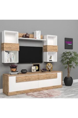 Yağız Tv Ünitesi Mdf Siyah