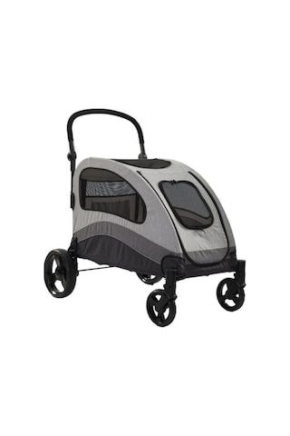 Tommy Evcil Hayvan Arabası 90x73x108 Cm Gri Max 60 Kg