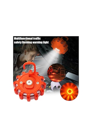 Acil Durum Ikaz Lambası Kırmızı Led Uyarı Işığı 5 Farklı Mod Çalışma