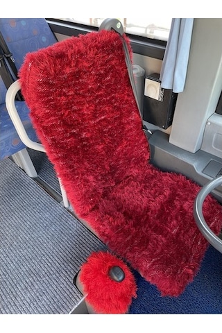 Peluş Koltuk Örtüsü