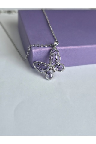 925 Ayar Kadın Gümüş Kolye 6 Gümüş