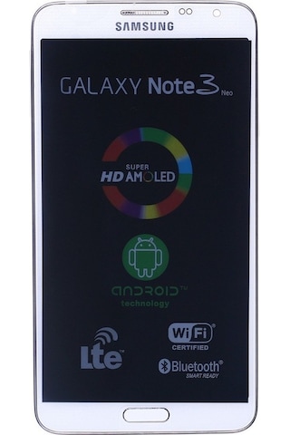 Samsung Uyumlu Galaxy Note 3 Neo N7505 Lcd Ekran Dokunmatik Beyaz Revizy