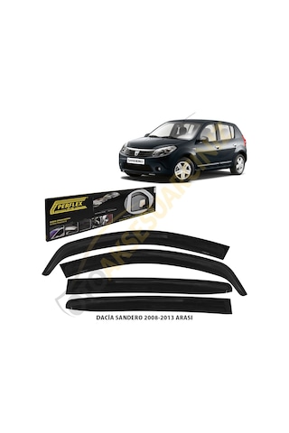 Perflex A Dacia Sandero 2008 - 2013 Cam Rüzgarlığı 4Lü