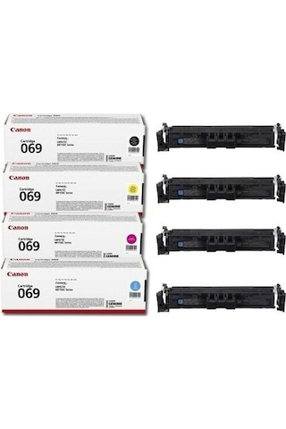 Canon CRG-067 4 Renk Toner Seti - Kutusuz LBP631 / MF651C Canon CRG-067 4 Renk Toner Seti - Kutusuz LBP631 / MF651C