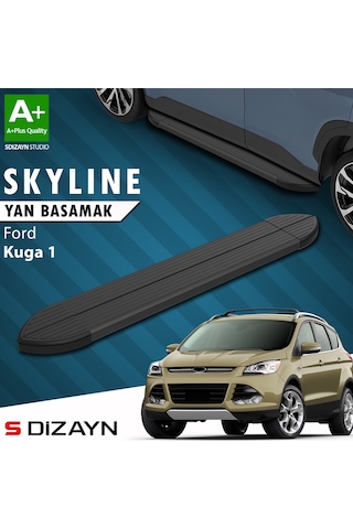 S-dizayn Ford Kuga 1 Skyline Siyah Yan Basamak 183 Cm 2008-2012 A+ Kalite